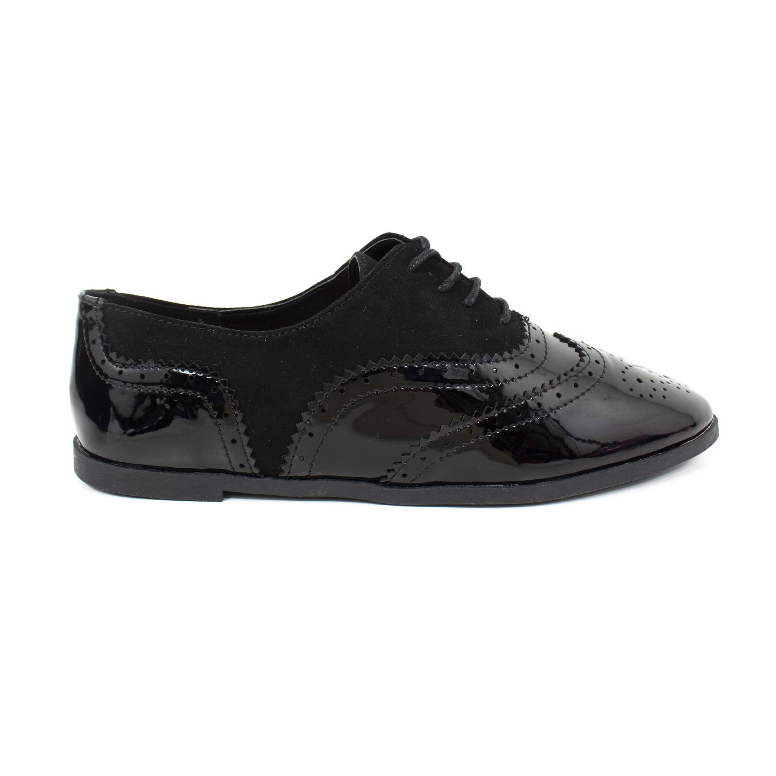 black lace up brogues ladies