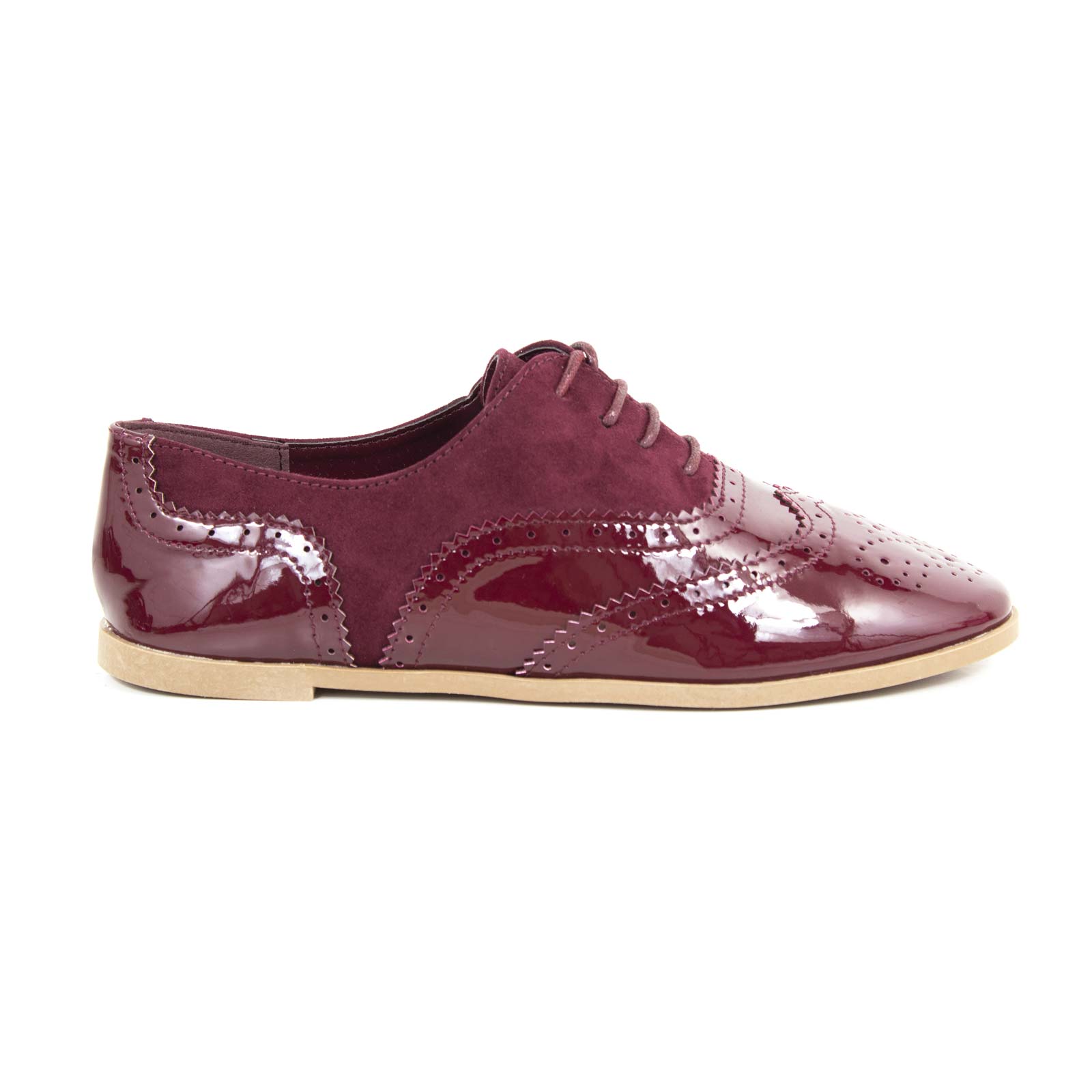 womens patent lace up shoes