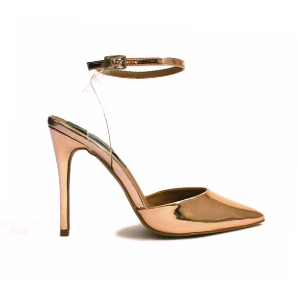 gold pointed sandals
