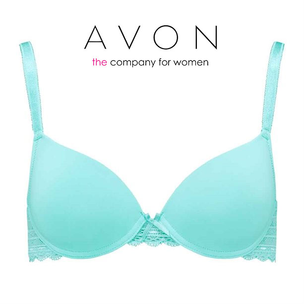 AVON Ladies Womens Lace Padded Full Cup 