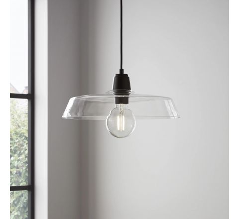 GoodHome Gammuse Clear Light shade (D)37cm