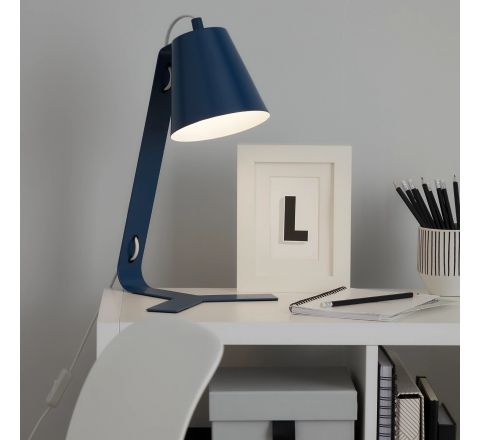 GoodHome Bangoran Matt Dark Grey Table Light