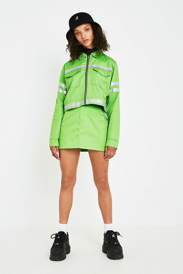 Urban Outfitters Renewal Ladies Womens Vintage High Vis Jacket Size XS ...