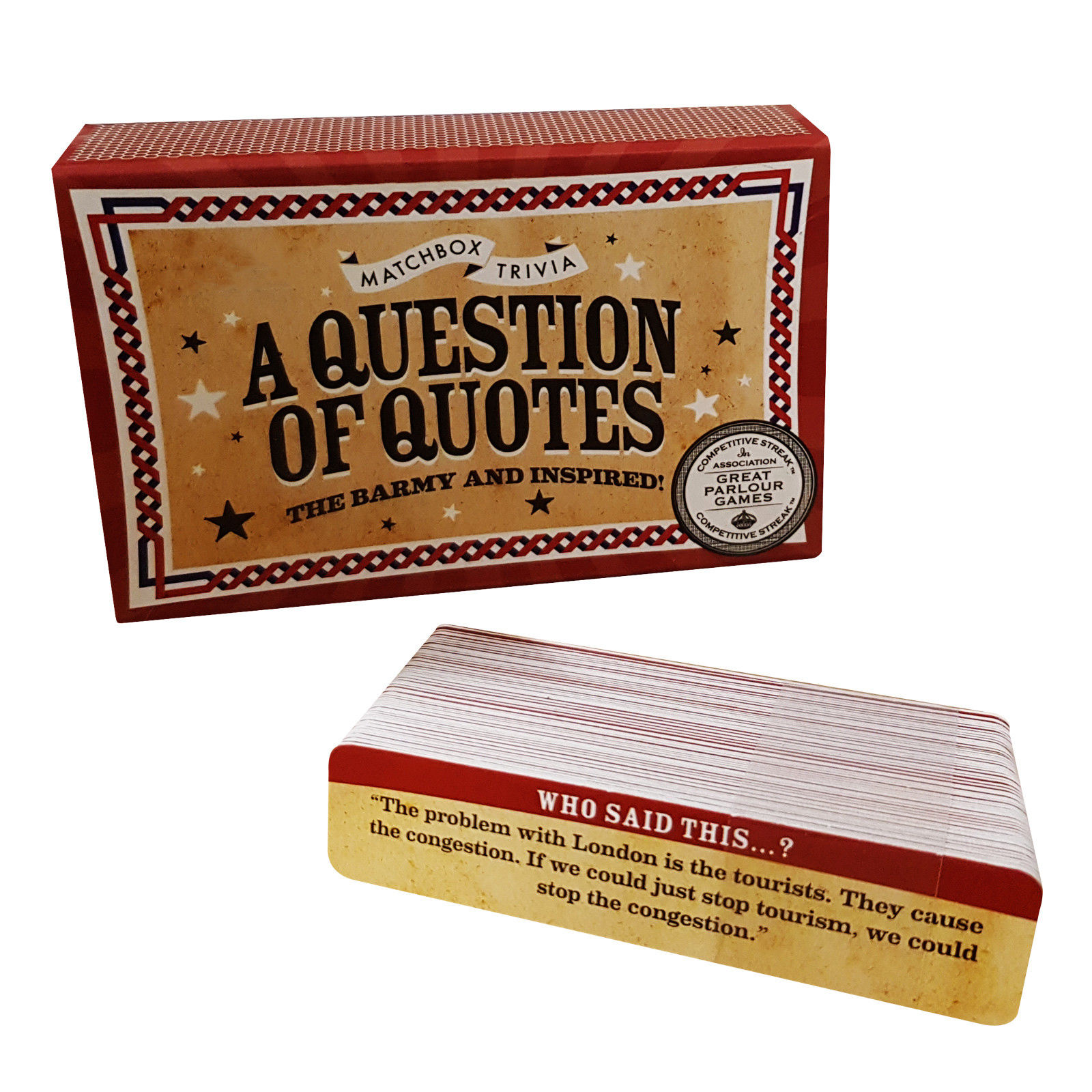 A QUESTION OF QUOTES Trivia Quiz Cards Game Family Travel Party Games Christmas 5052089144088 | eBay