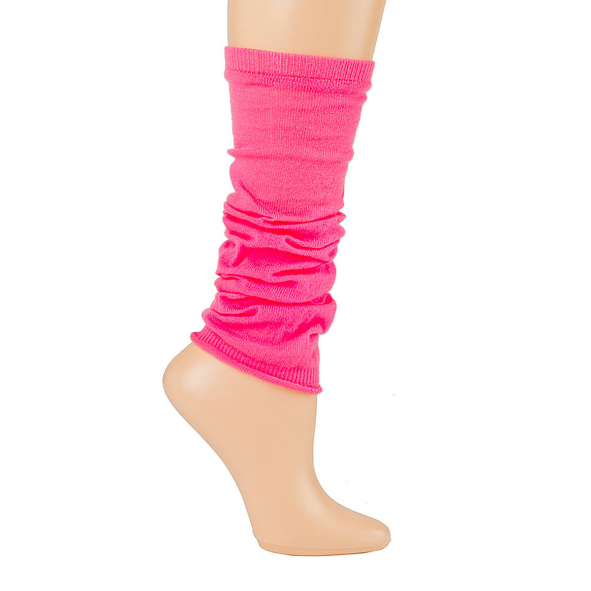 LADIES & GIRLS ANKLE LEG WARMERS FLUORESCENT NEON STRETCH FIT COMFORT TUTU FANCY DRESS ACCESSORY 