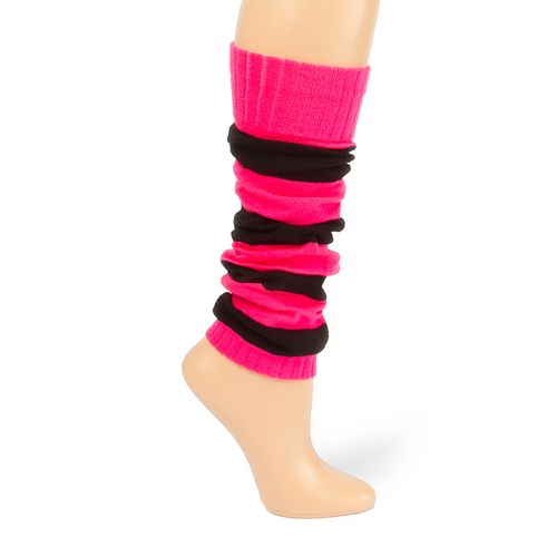 CLAIRES Womens Ankle Leg Warmers Black Pink Neon Thick Thin Dance Fancy